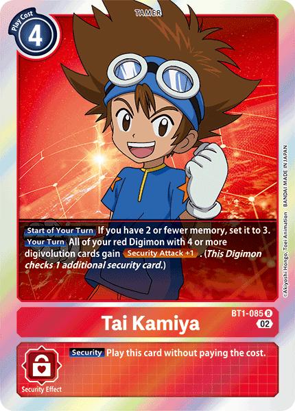 BT1-085R Tai Kamiya (Resurgence Booster Reprint)