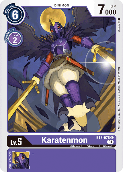 BT8-078C Karatenmon - Volution Cards and Collectables