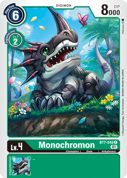 BT7-048C Monochromon - Volution Cards and Collectables