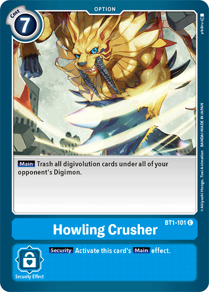 BT1-101C Howling Crusher - Volution Cards and Collectables