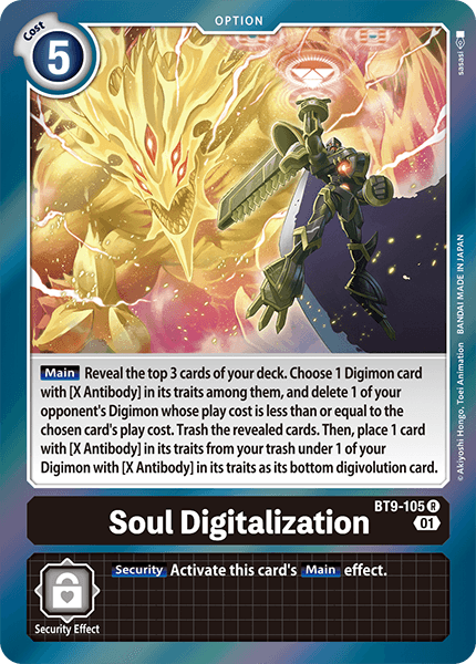 BT9-105R Soul Digitalization - Volution Cards and Collectables