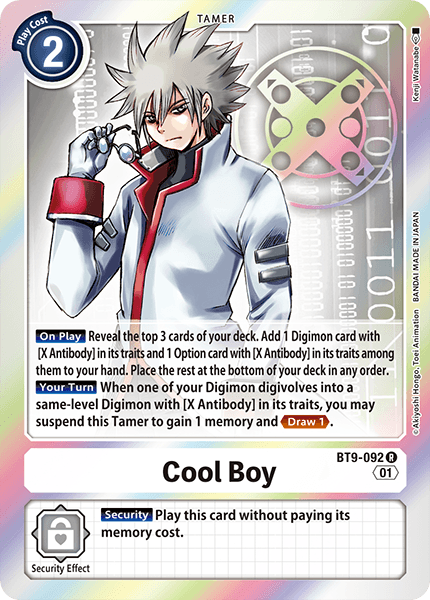 BT9-092R Cool Boy - Volution Cards and Collectables