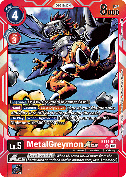 BT14-014SR MetalGreymon ACE