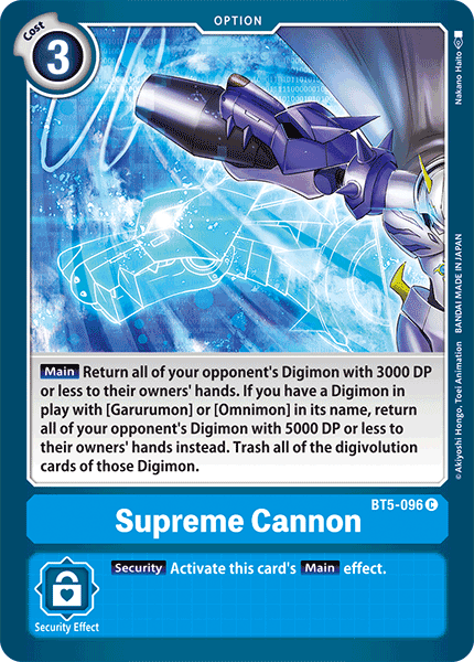 BT5-096C Supreme Cannon - Volution Cards and Collectables