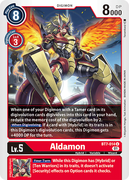 BT7-014UC Aldamon - Volution Cards and Collectables