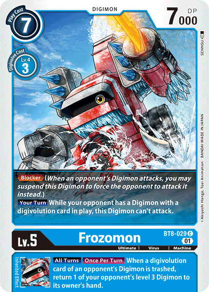 BT8-029C Frozomon - Volution Cards and Collectables