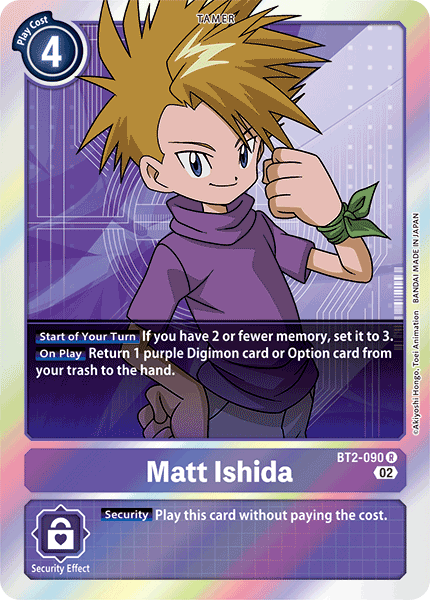 BT2-090R Matt Ishida (Resurgence Booster Reprint)