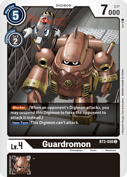 BT2-058C Guardromon - Volution Cards and Collectables