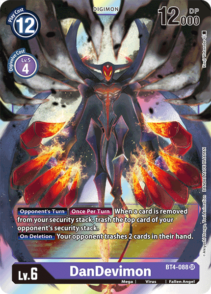 BT4-088SR DanDevimon - Volution Cards and Collectables