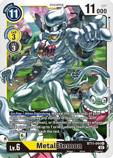 BT11-044UC MetalEtemon - Volution Cards and Collectables