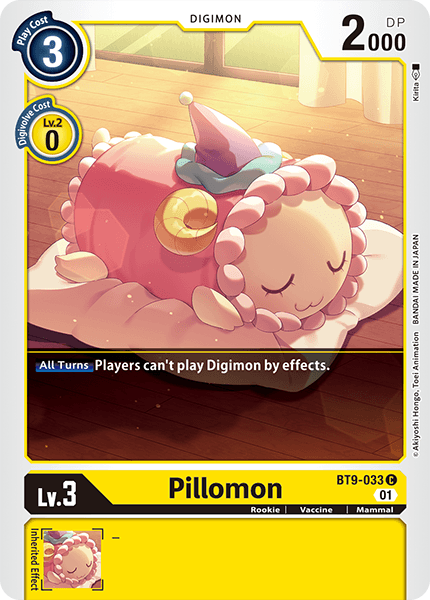 BT9-033C Pillomon - Volution Cards and Collectables