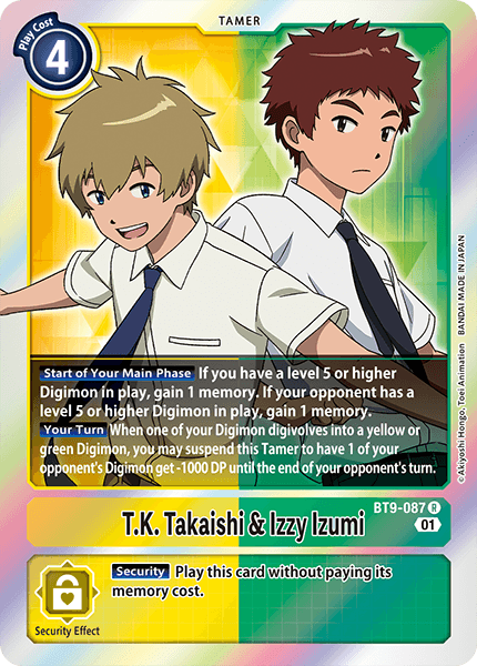 BT9-087R T.K. Takaishi & Izzy Izumi - Volution Cards and Collectables