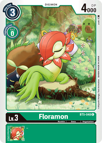 BT5-048C Floramon - Volution Cards and Collectables