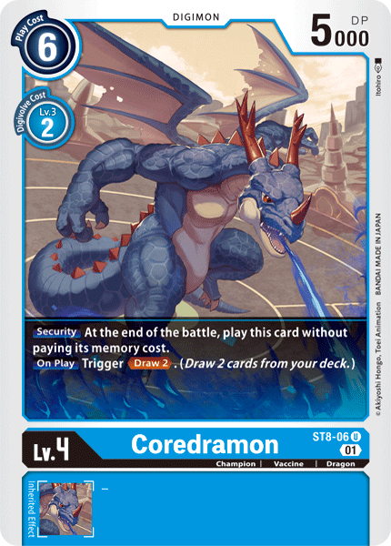 ST8-06UC Coredramon - Volution Cards and Collectables