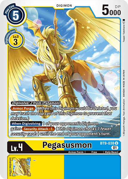 BT9-038UC Pegasusmon - Volution Cards and Collectables