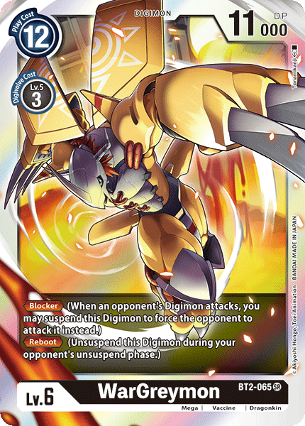 BT2-065SR WarGreymon - Volution Cards and Collectables