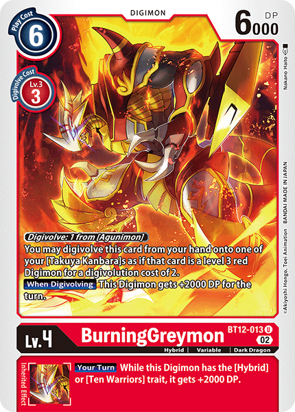 BT12-013UC BurningGreymon