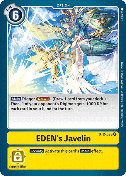 BT2-098UC EDEN's Javelin - Volution Cards and Collectables