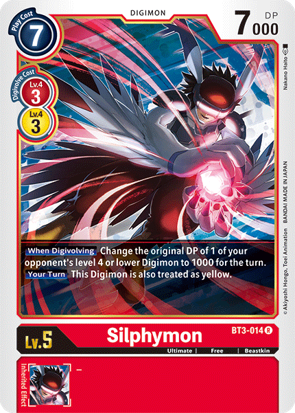 BT3-014R Silphymon - Volution Cards and Collectables