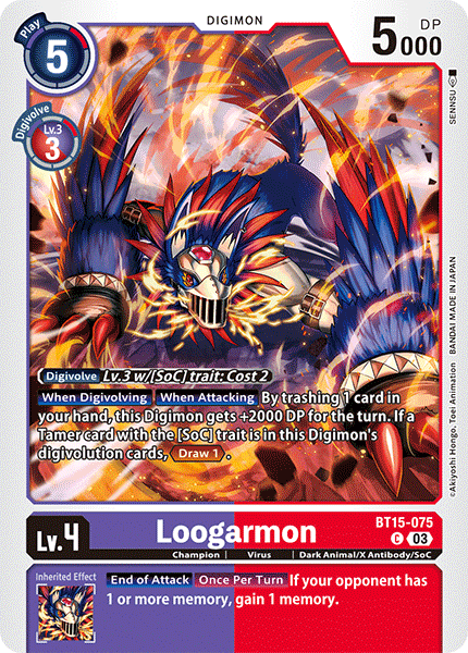 BT15-075C Loogarmon