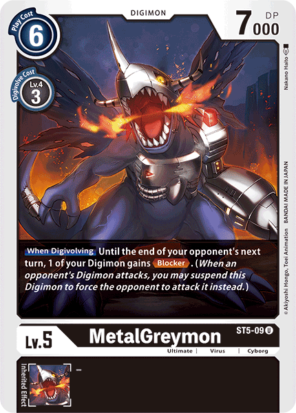 ST5-09UC MetalGreymon - Volution Cards and Collectables