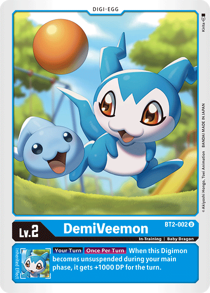 BT2-002UC DemiVeemon - Volution Cards and Collectables