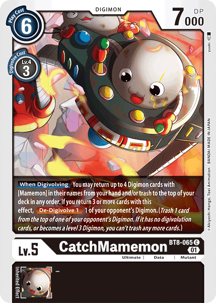 BT8-065C CatchMamemon - Volution Cards and Collectables