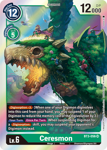 BT3-056SR Ceresmon - Volution Cards and Collectables