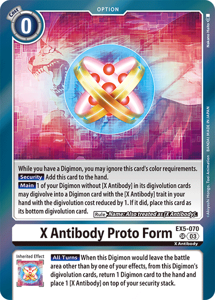 EX5-070SR X Antibody Proto Form