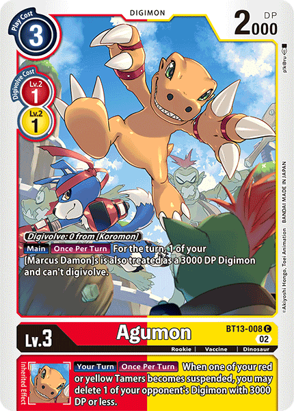 BT13-008C Agumon