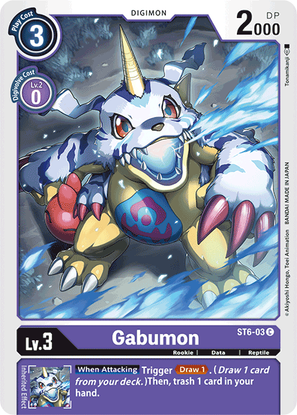 ST6-03C Gabumon - Volution Cards and Collectables