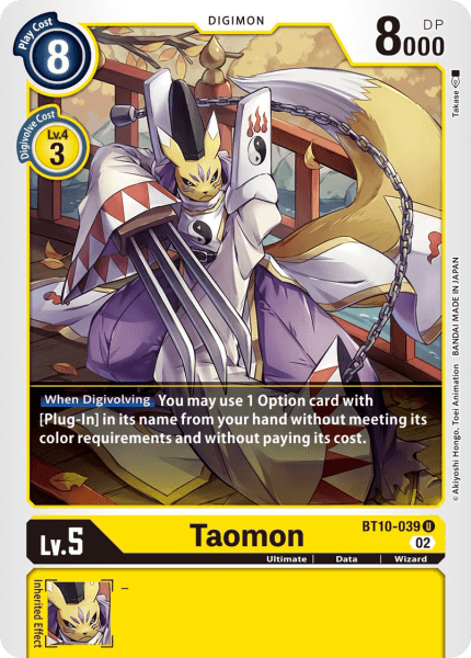 BT10-039UC Taomon - Volution Cards and Collectables