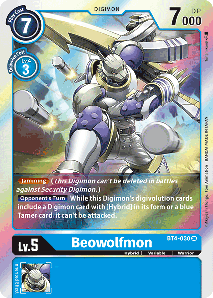 BT4-030SR Beowolfmon - Volution Cards and Collectables