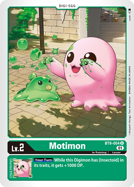 BT9-004UC Motimon - Volution Cards and Collectables