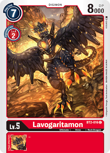 BT2-016C Lavogaritamon - Volution Cards and Collectables