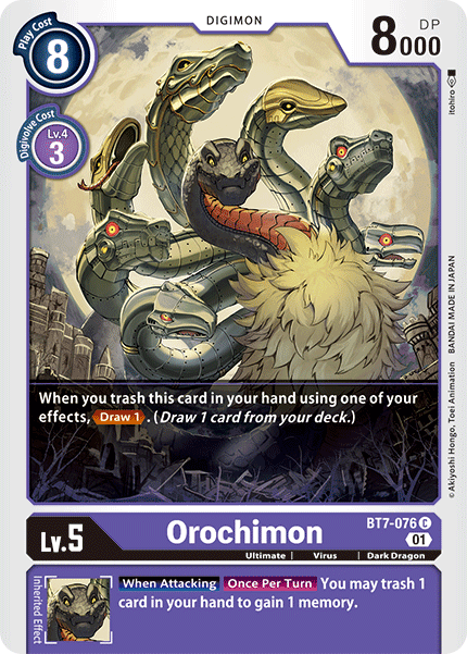 BT7-076C Orochimon - Volution Cards and Collectables