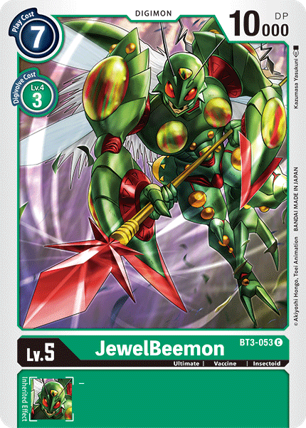 BT3-053C JewelBeemon - Volution Cards and Collectables