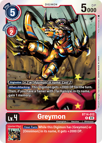 BT14-012R Greymon