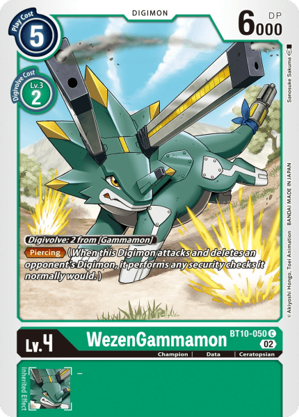 BT10-050C WezenGammamon - Volution Cards and Collectables