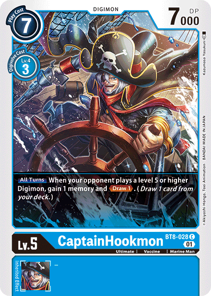 BT8-028C CaptainHookmon - Volution Cards and Collectables