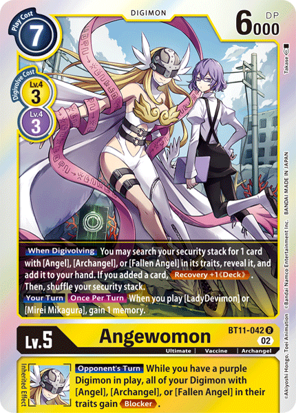 BT11-042R Angewomon - Volution Cards and Collectables