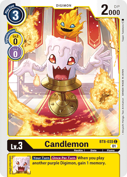 BT8-035C Candlemon - Volution Cards and Collectables