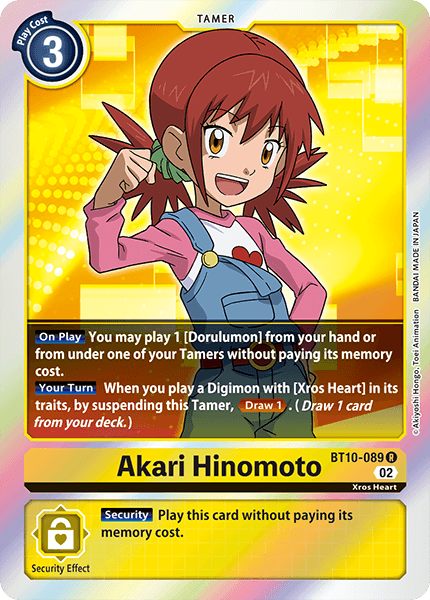 BT10-089R Akari Hinomoto - Volution Cards and Collectables