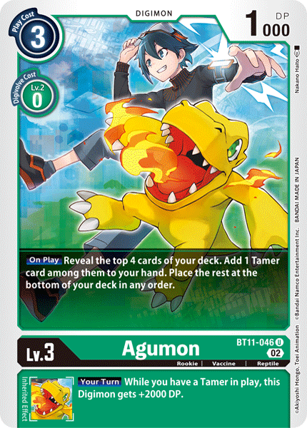 BT11-046UC Agumon - Volution Cards and Collectables