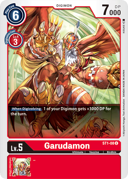 ST1-08UC Garudamon - Volution Cards and Collectables