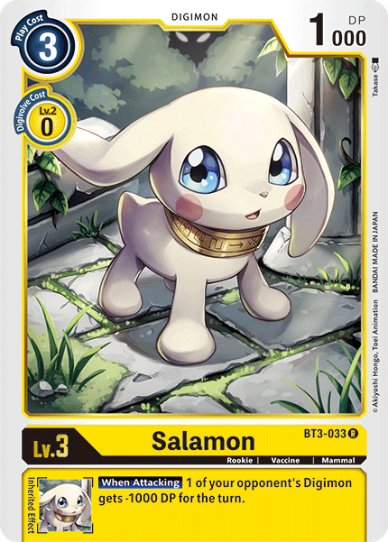 BT3-033R Salamon - Volution Cards and Collectables