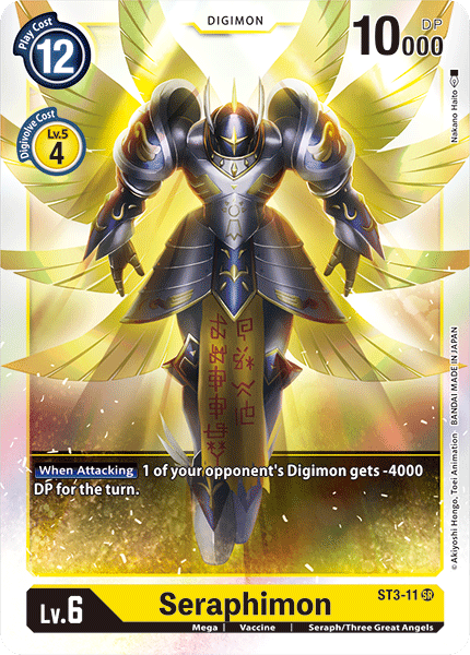 ST3-11SR Seraphimon - Volution Cards and Collectables