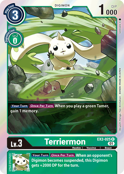 EX2-025R Terriermon - Volution Cards and Collectables