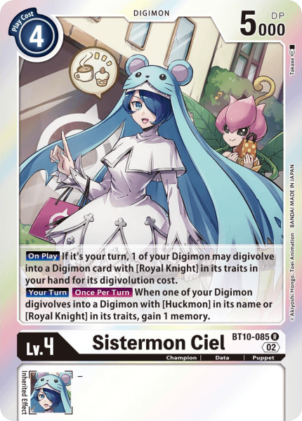 BT10-085R Sistermon Ciel - Volution Cards and Collectables