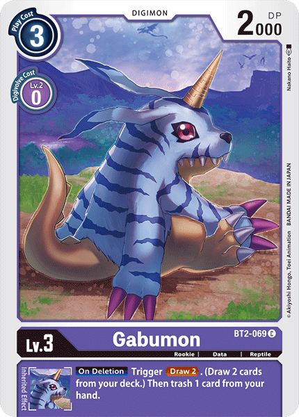 BT2-069C Gabumon - Volution Cards and Collectables